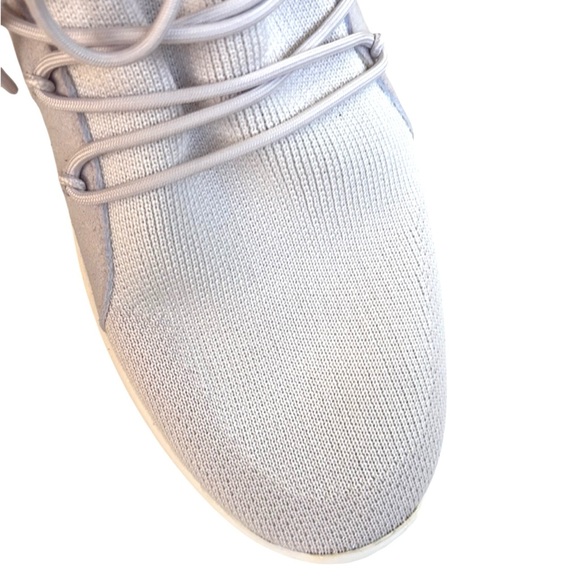 VESSI...Women's White Knit Sneakers. - Picture 4 of 12